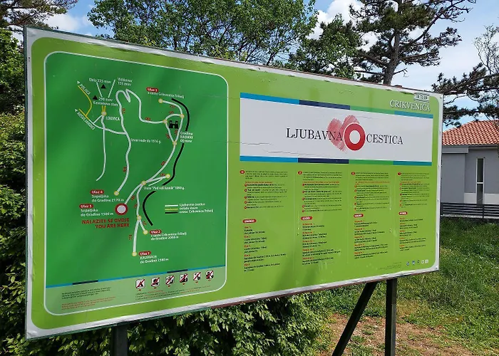 Komfortables Nur 570 Meter Zum Mit Privatparkplatz, Meerblick, Klima, Wifi Crikvenica